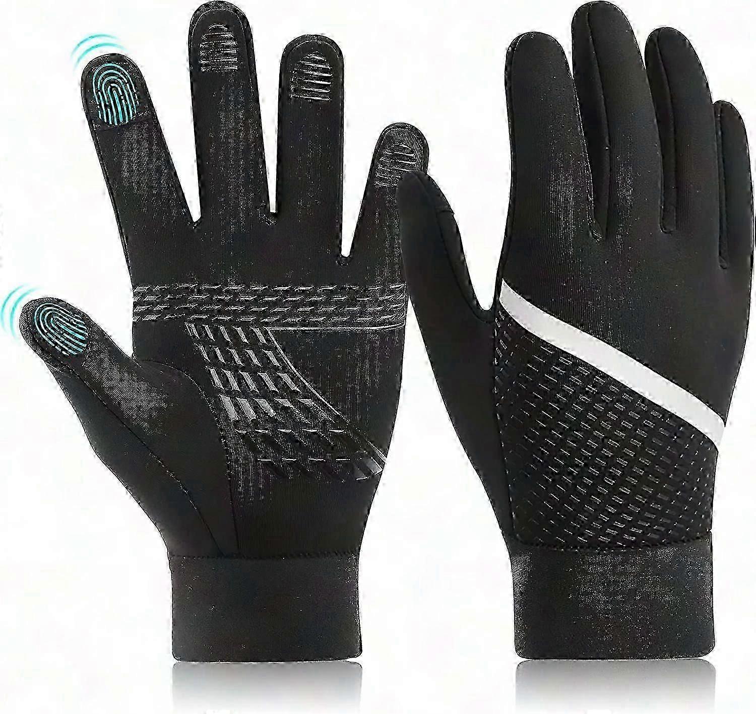 Lasten talvihanskat pojille ja tytöille 4-12, kosketusnäytölliset vedenpitävät lämpökäsineet pyöräilyyn ja ulkoiluun