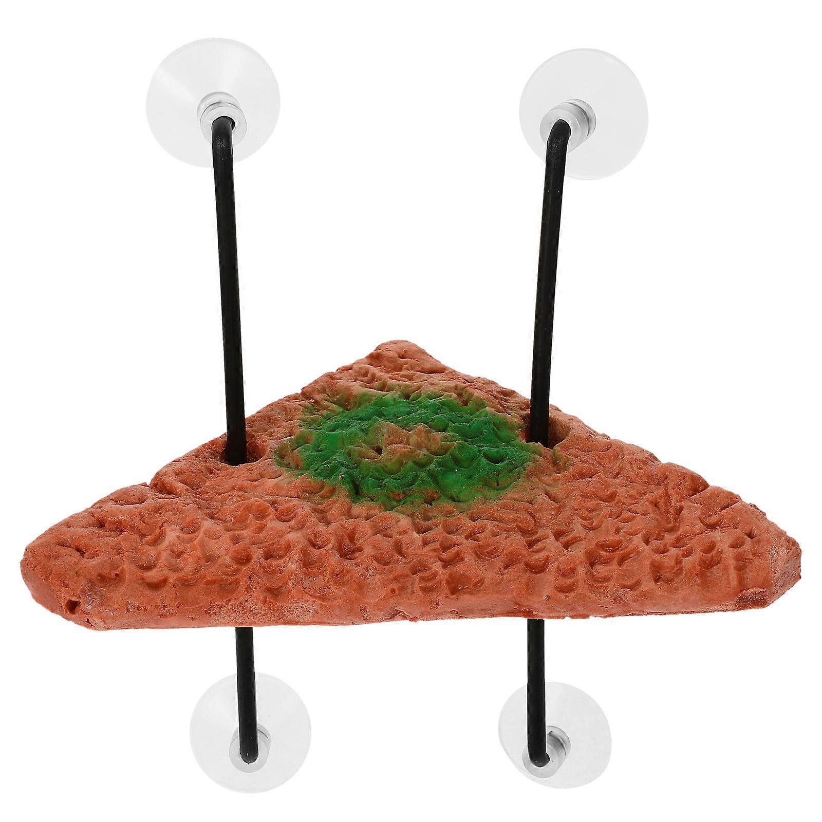 Turtle Aquarium Decor Floating Platform Shape Resting and Climbing Aid 1Pcs