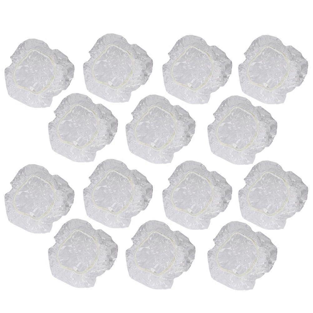 100pcs Disposable Clear Shower Water Ear Protector Cover