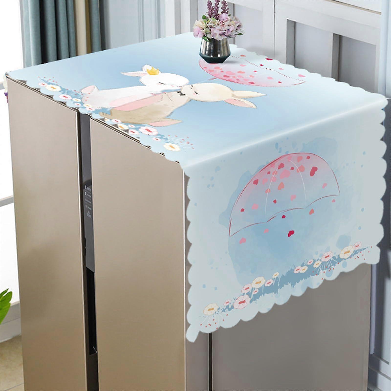 Refrigerator Dustproof Cover, Dustproof Refrigerator Cover, 60*140cm Blue