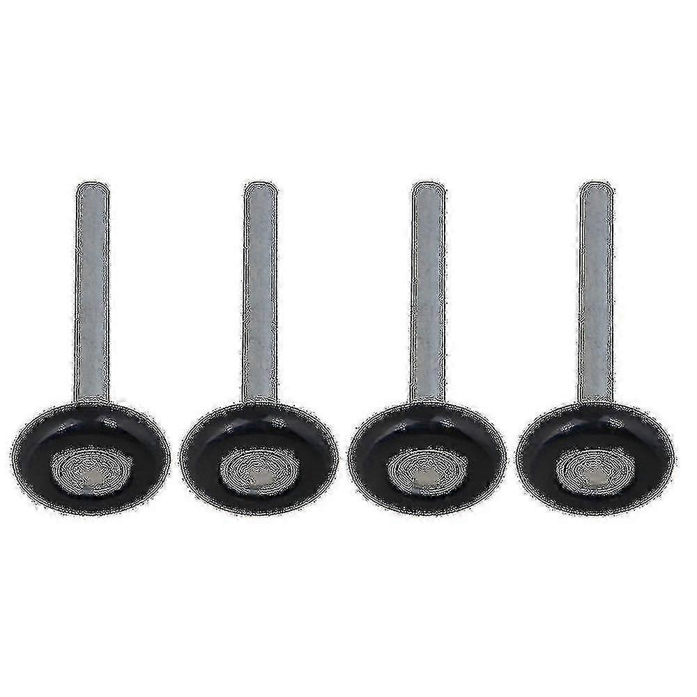 Puerta de garaje Nylon Lengthen Roller Wheel Negro May.5