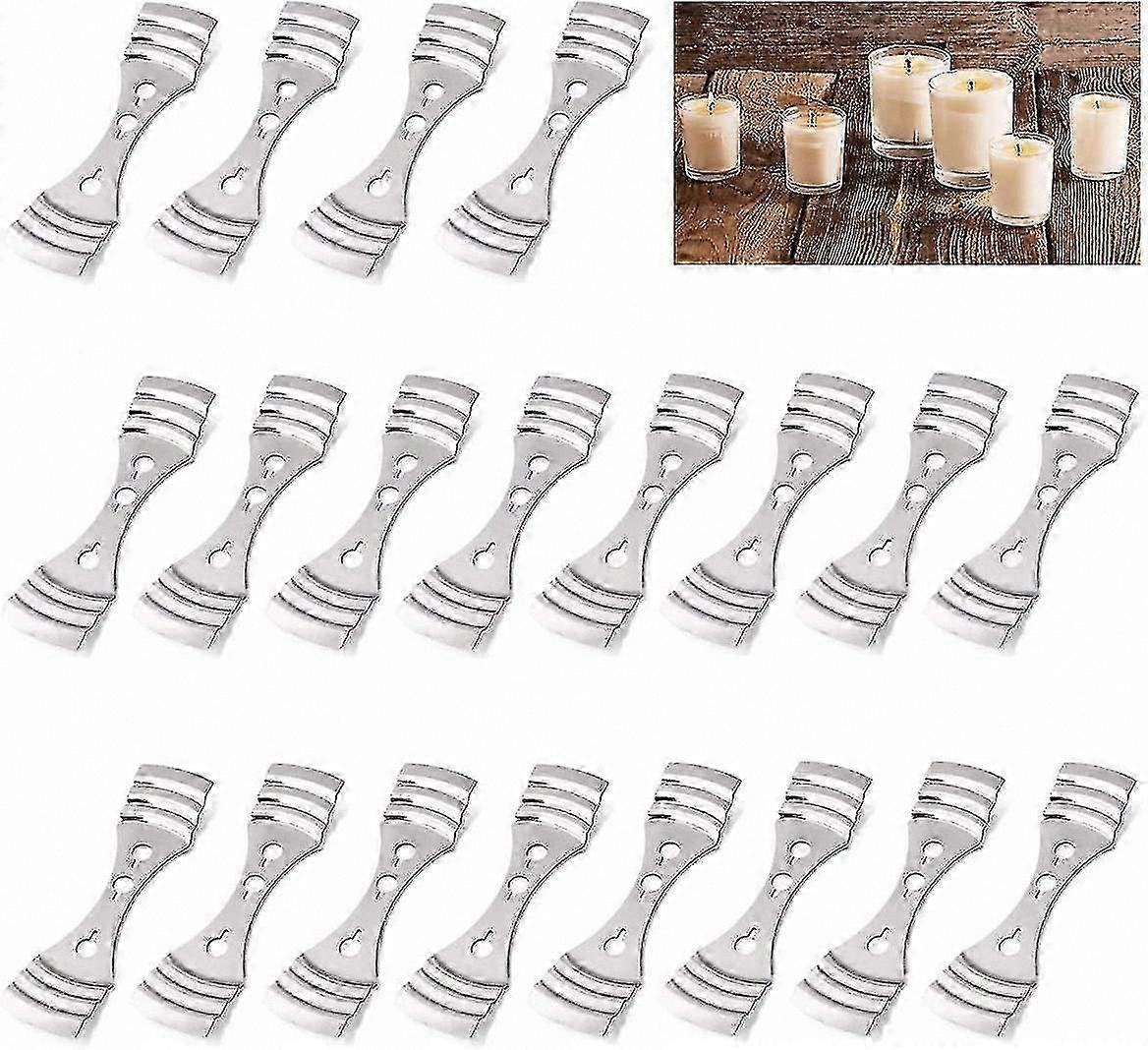 20-Pack Metal Wick Positioning Tools for Candle Making