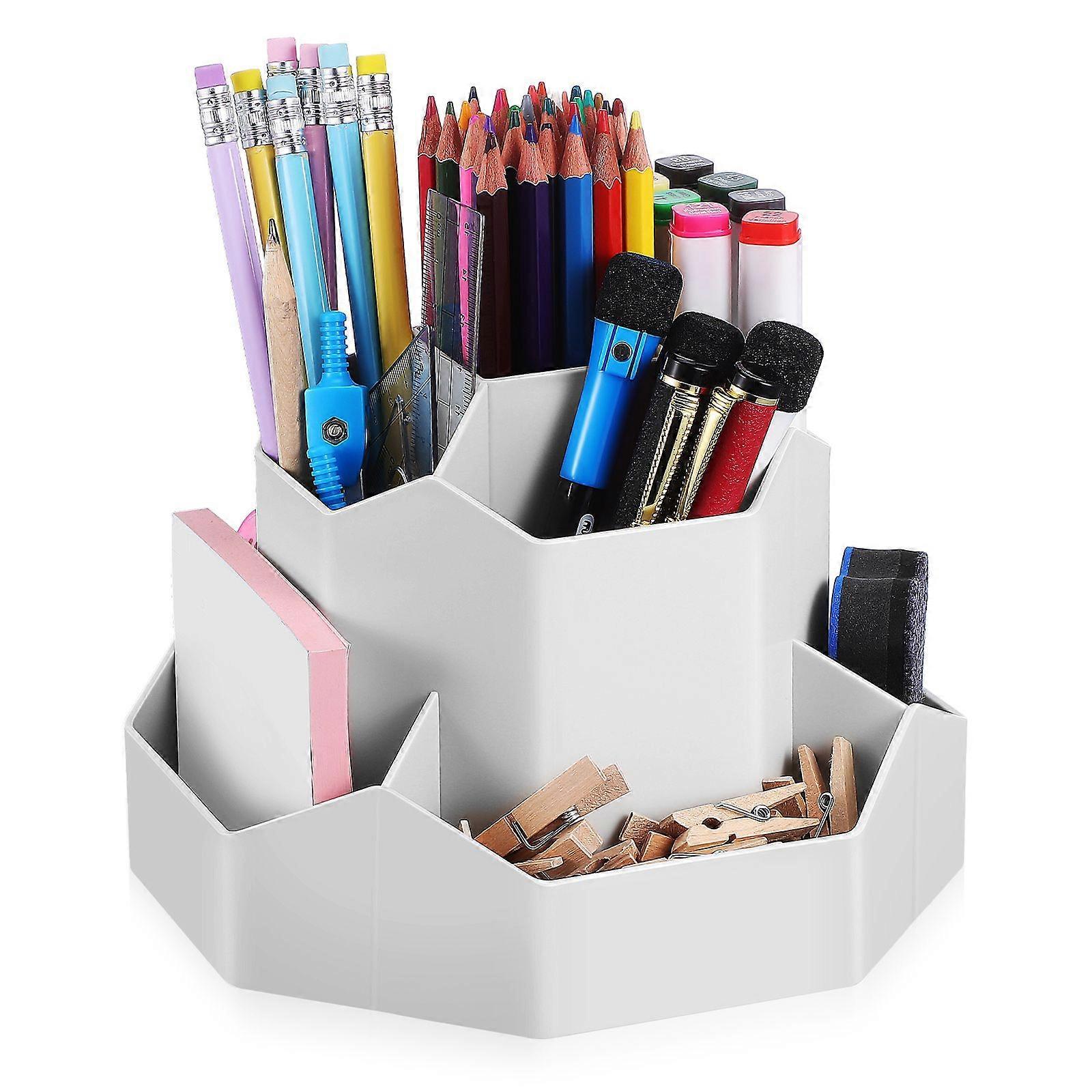 Rotierender Stifthalter Bleistifthalter für Schreibtisch Rotierender Bleistifthalter Rotierender Schreibtisch Organizer Bürobedarf