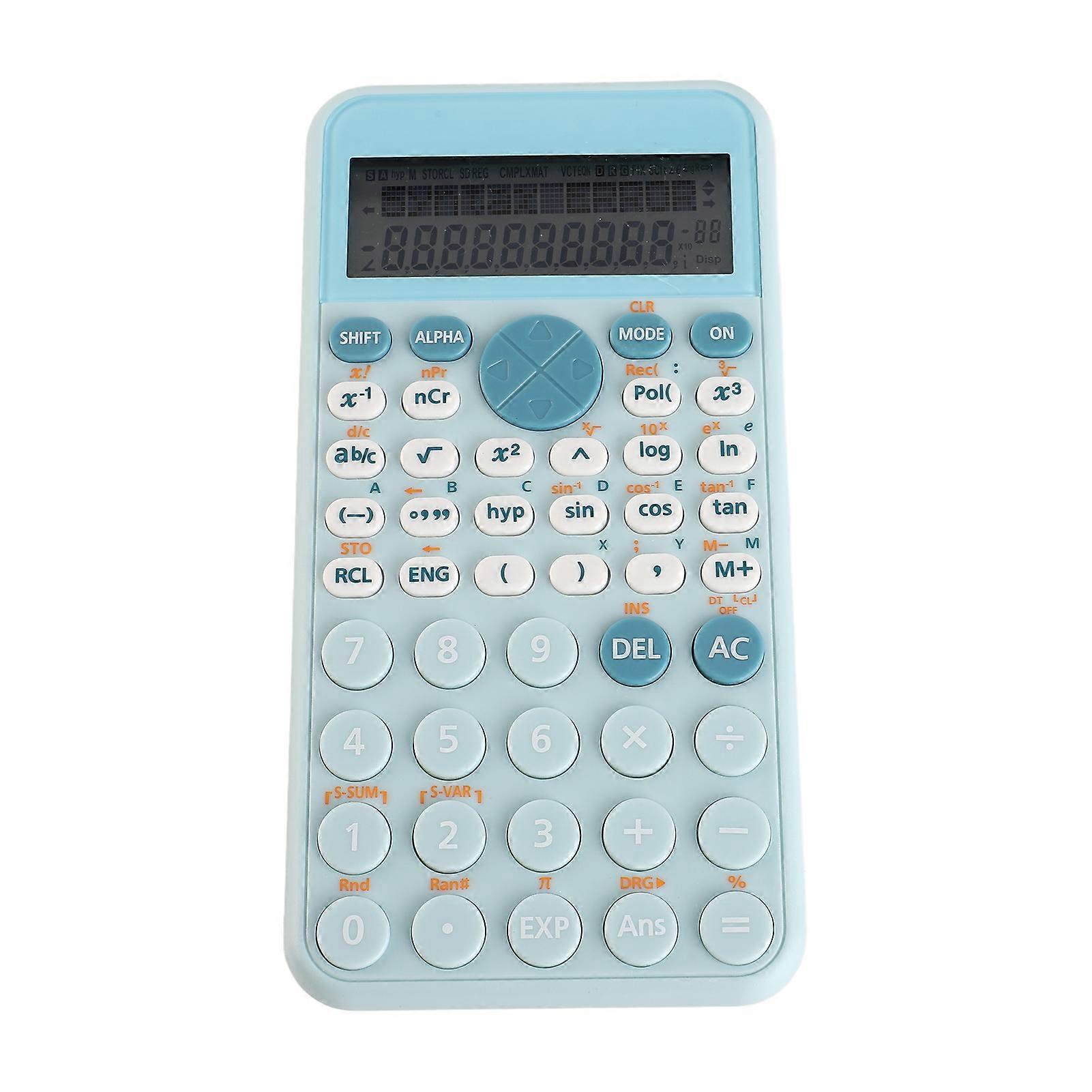 Calculator Multifunctional Clear LCD Display Compact Scientific Calculator for School Students