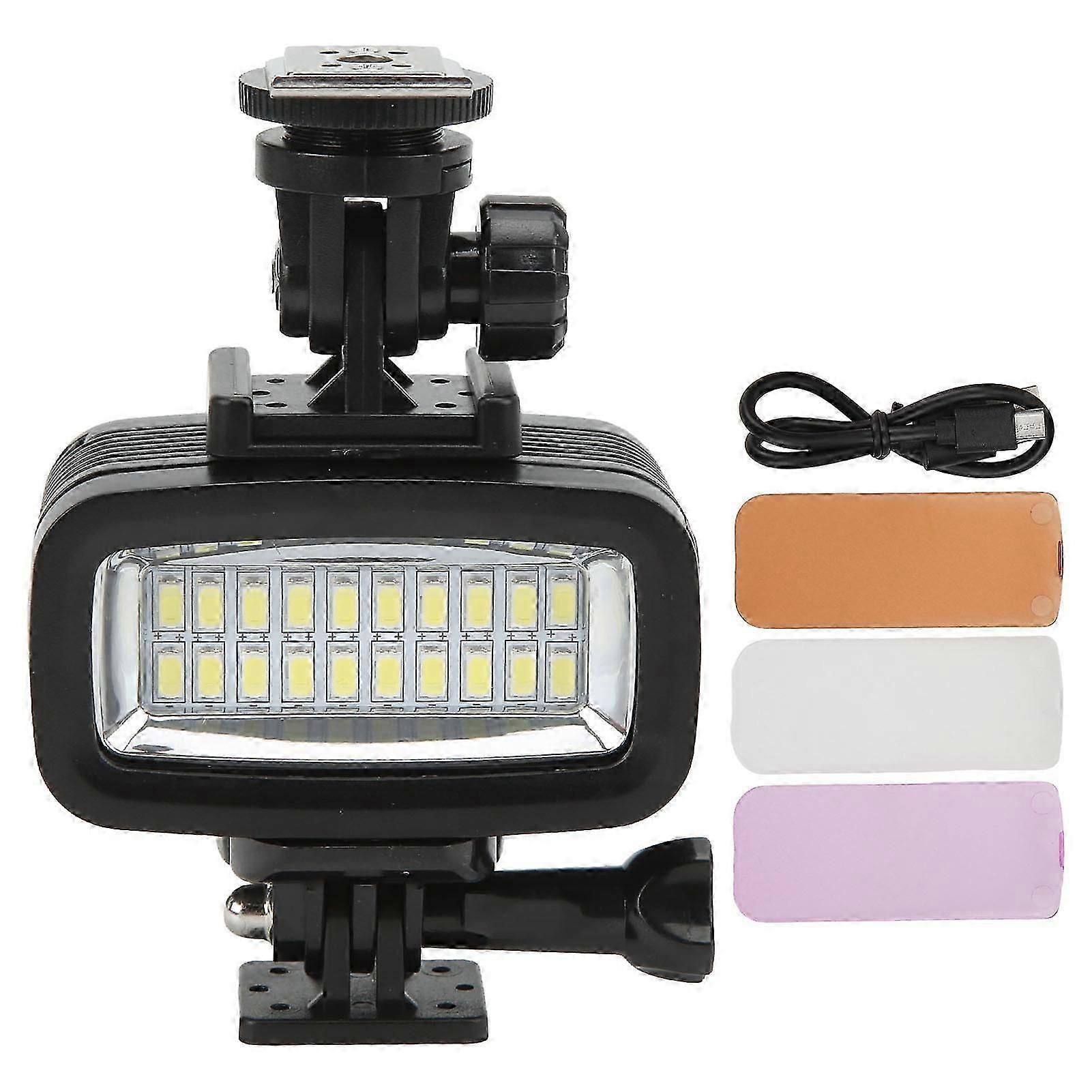 40m Fill Light for Action Camera Underwater Use