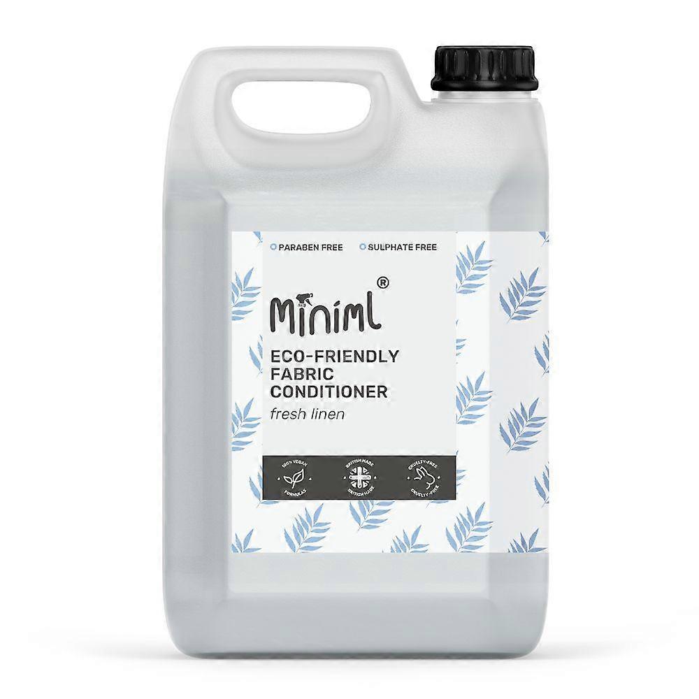 Miniml Natural Closed Loop Fabric Conditioner Fresh Linen 5L Refill - 3 Pack
