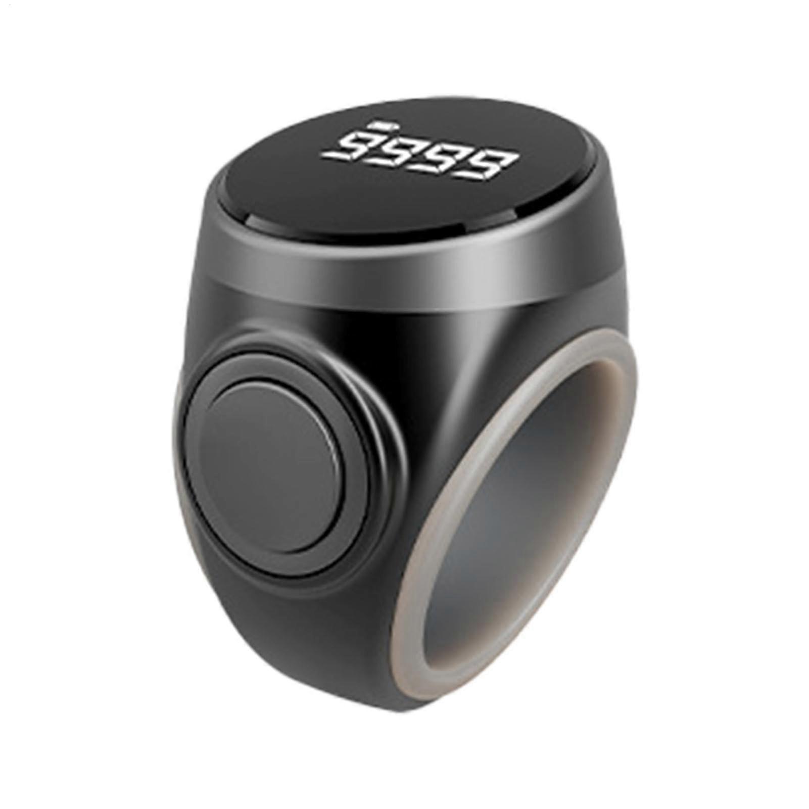 Portable Prayer Counting Aid, Black Meditation Clicker Tool for Relaxation, Active Fingers, Multi-Use Functionality