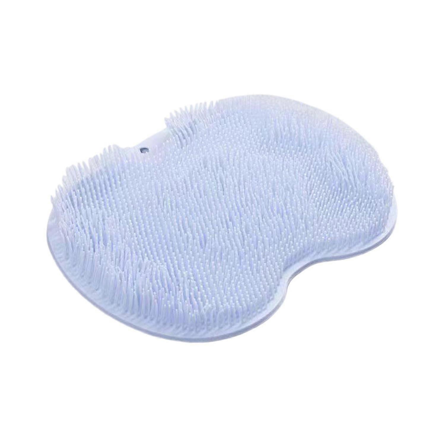 Silicone Shower Foot Scrubber And Back Massage Pad For Bath Cleaning