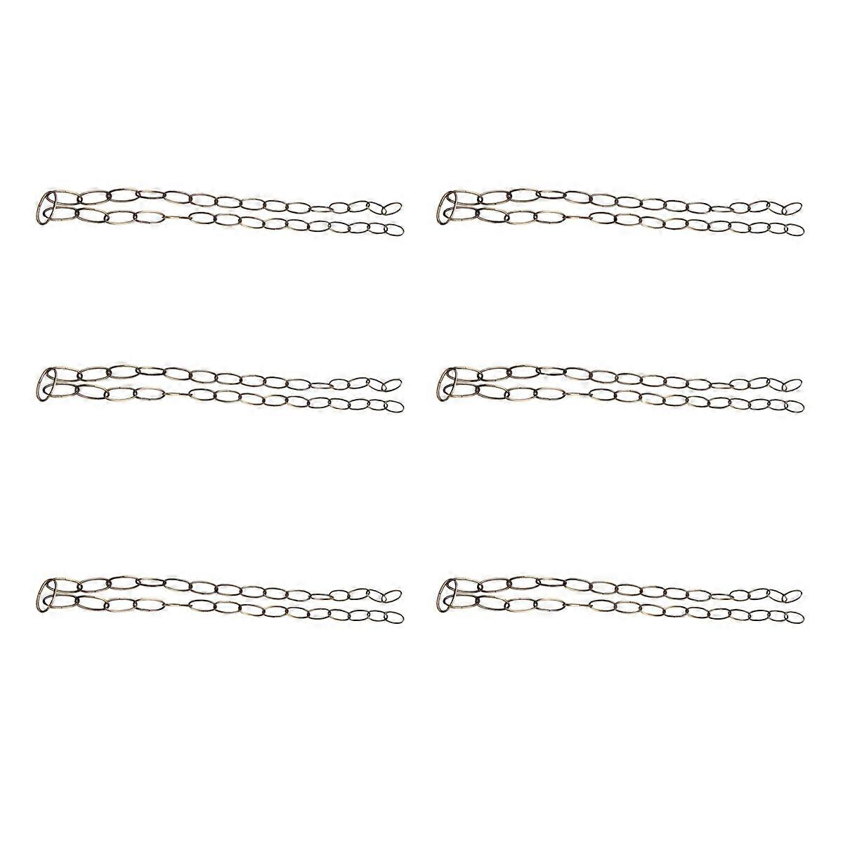 6Pcs 1M Heavy Duty Chain for Vintage Chandelier Hanging Lamp,Green Bronze