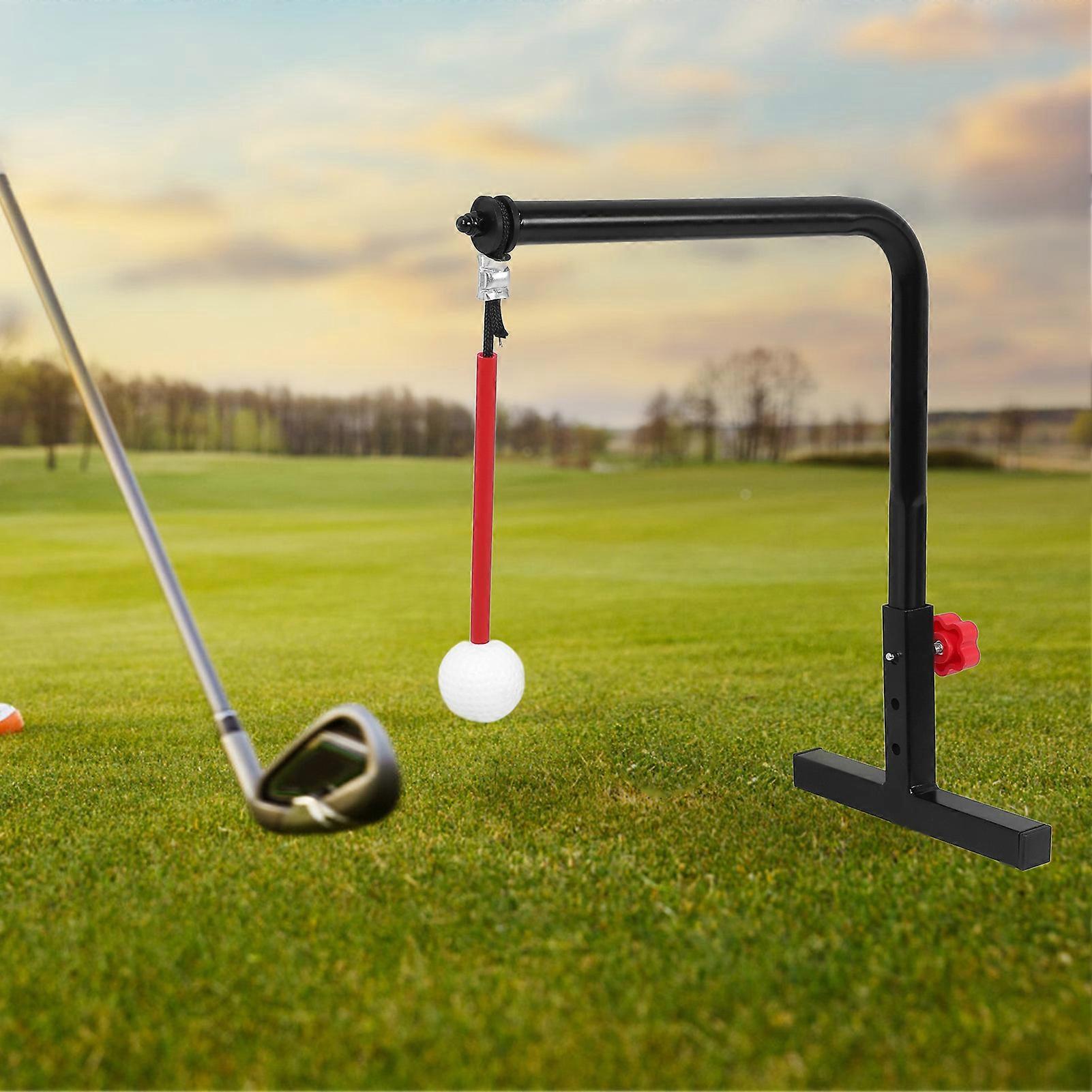 Portable Iron Club Swing Groover Adjustable Height Training Tool