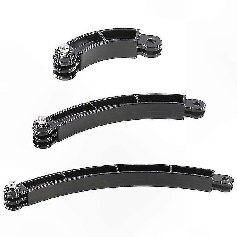 Universal 3-Way Helmet Mount for Action Cameras - Tool-Free Installation