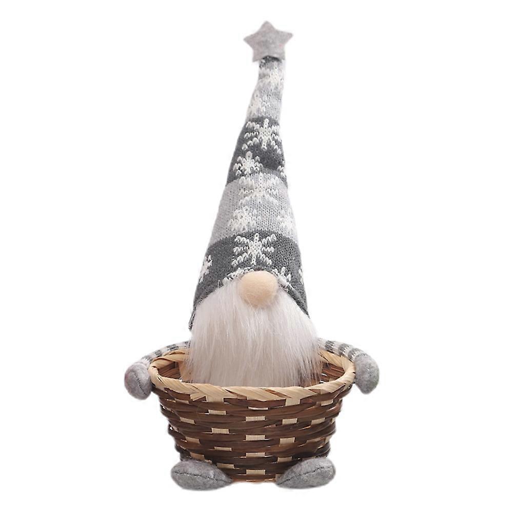 クリエイティブクリスマスパーティーギフトバスケットホストホームデコレーション1パックのための愛らしいノームデザイン