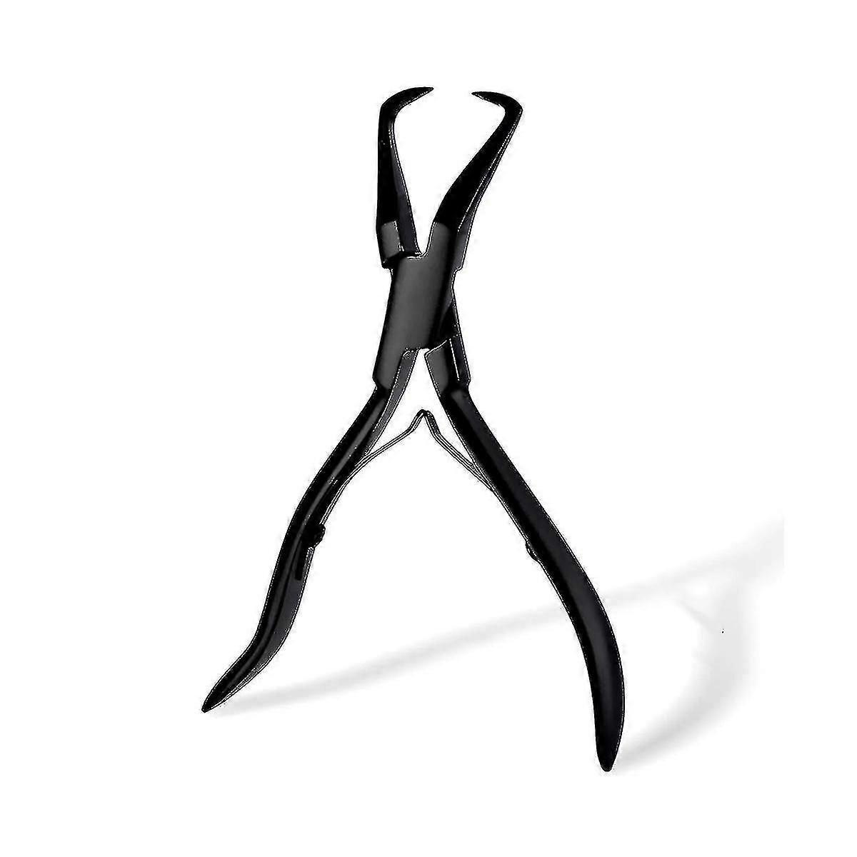 كماشة تمديد الشعر الفولاذ المقاوم للصدأ أدوات تمديد الشعر كماشة كماشة مزيل حبة للشعر E