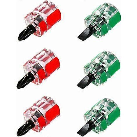 6 Pcs Sewing Machine Screwdriver Set, Mini Short Phillips Slotted Screwdriver