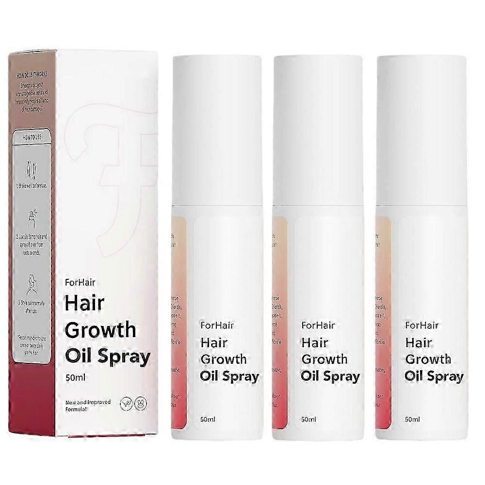 Advanced Hair Growth Oil Spray - μη λιπαρή φόρμουλα χωρίς ορμόνες - Προωθεί το παχύ