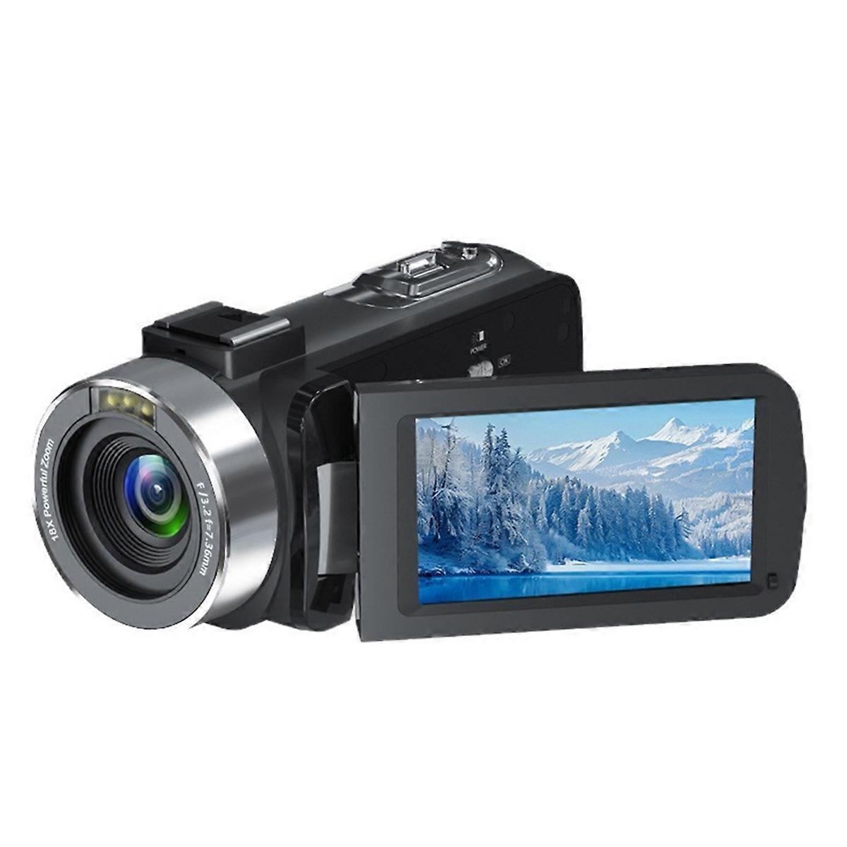 4K Full HD Video Cameras 80MP WiFi Webcam Camcorder