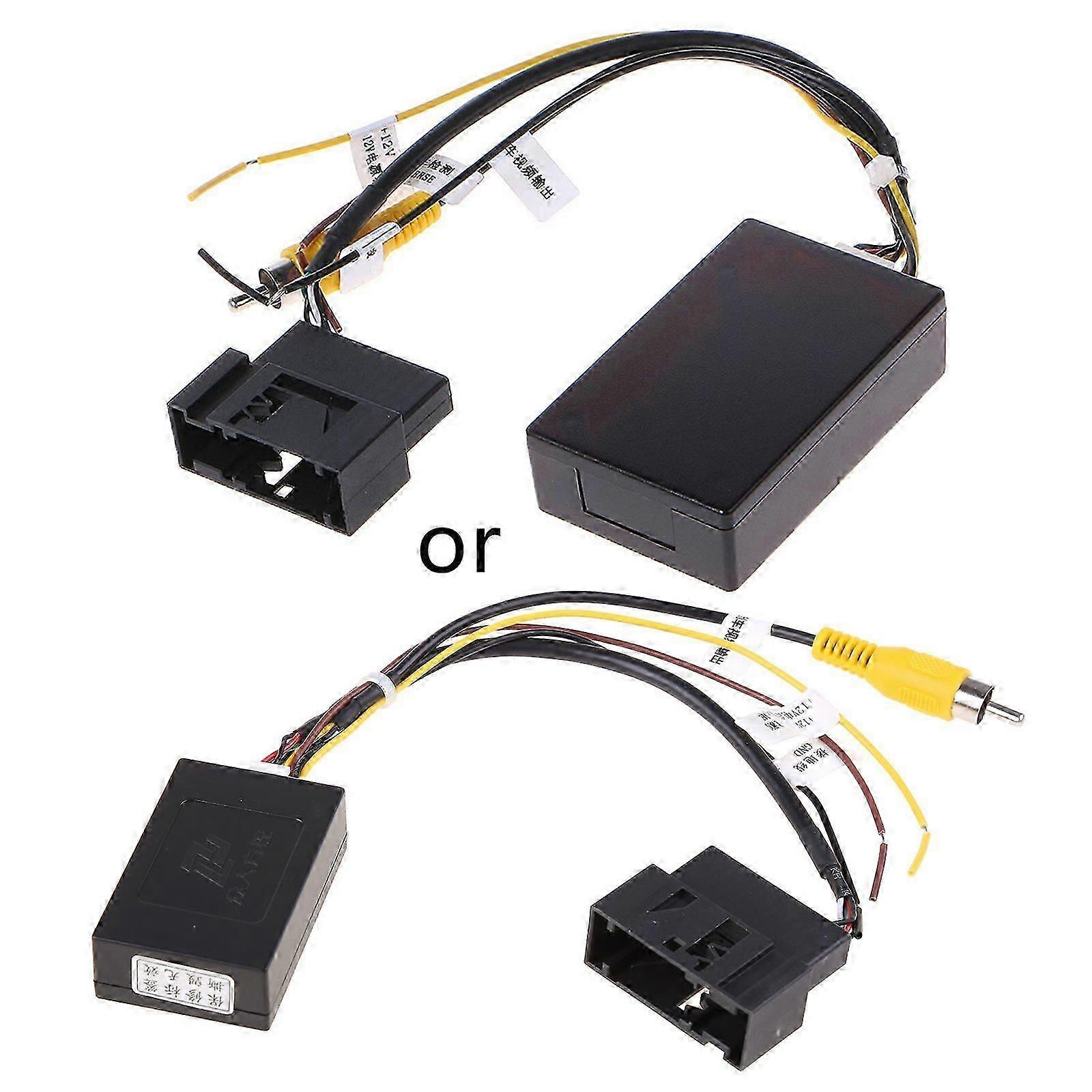 New RGB to AV Converter Adapter Box for Car Backup Cameras and Rearview in UK Vehicles