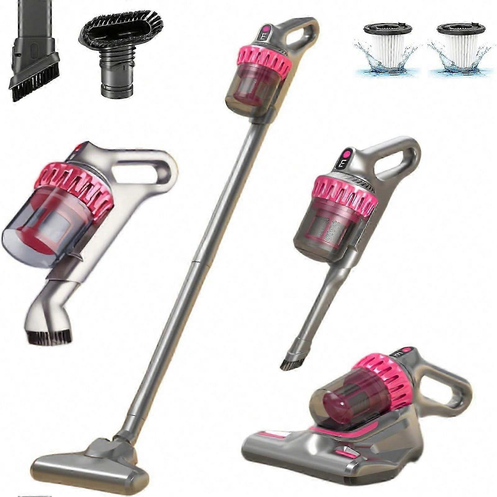 Cordless Vacuum Cleaner, 20kPa Powerful Stick Vacuum with 3 Suction Modes, 30 Mins Runtime, Lightweight & Ultra-Quiet Vacuum Cleaners for Ho