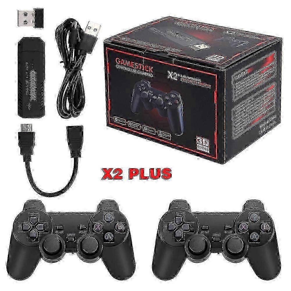 X2 PLUS Home Game Console for GD10 TV Game Console Retro Game Console PS1 Open Source 3D Game Stick Kids Gift