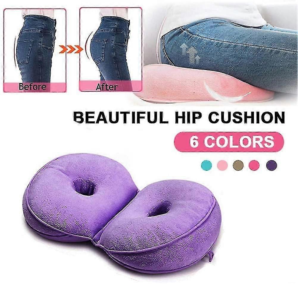 Orthopedic Memory Foam Seat Cushion for Sciatica, Tailbone & Hip Pain Relief