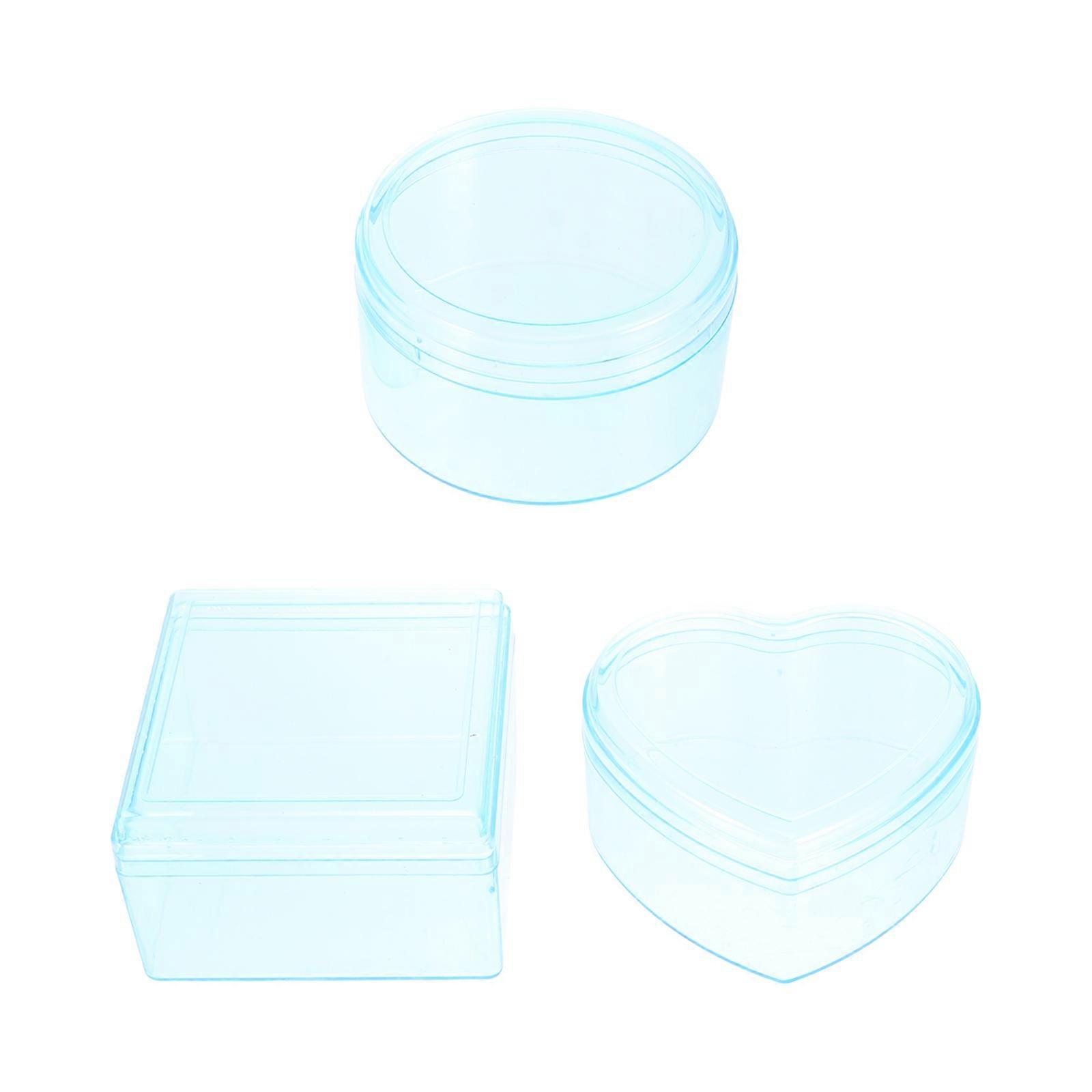 Plastic Decorative Box for Candy Storage with 3Pcs Containers
