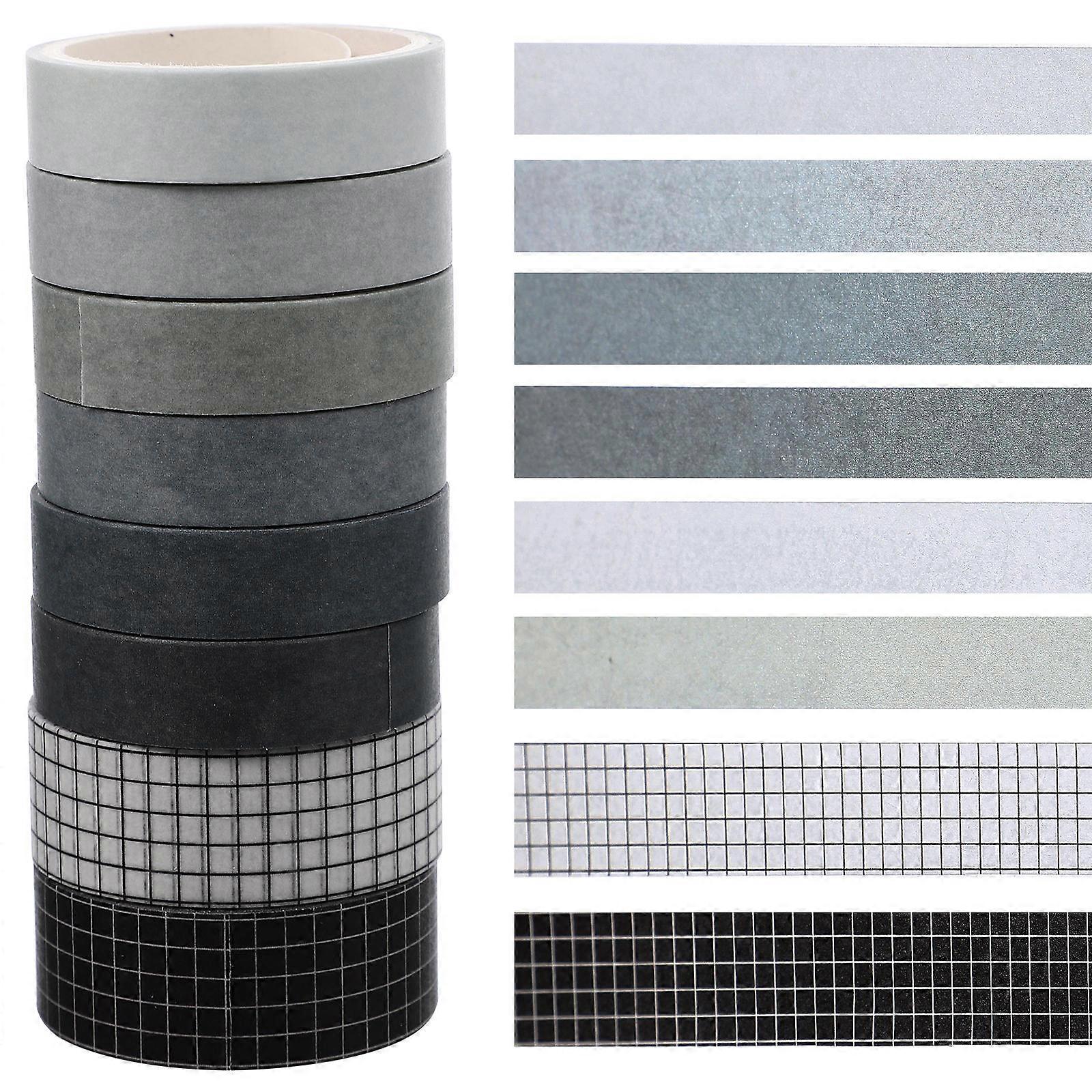 Scrapbook DIY Tapes Decorative Washi Tape for Decoration 8 Rolls