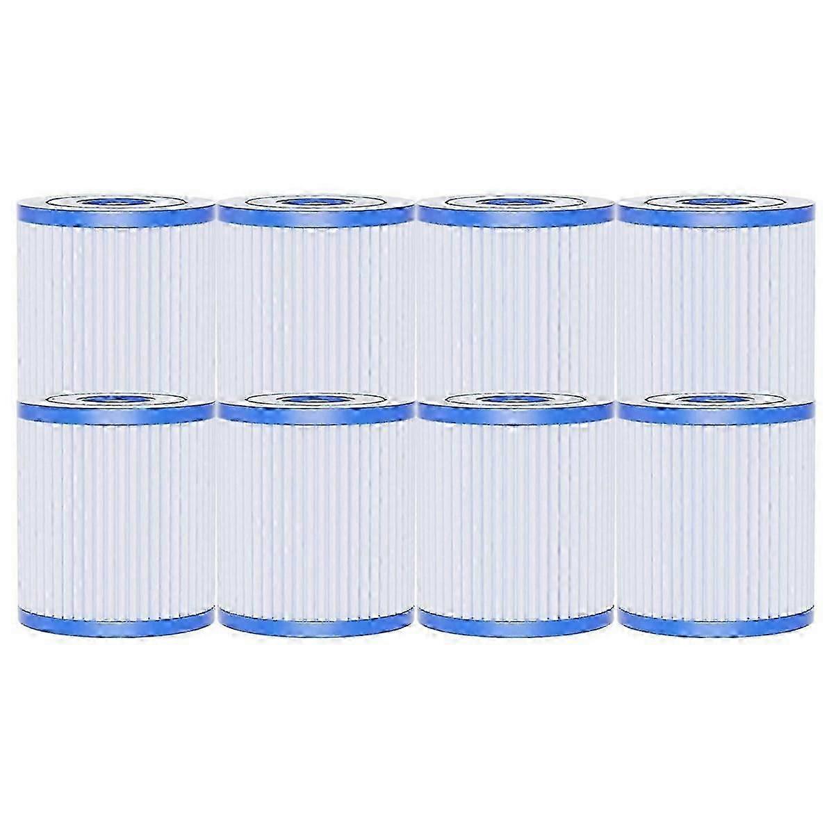 8er Pack Poolfilter H für Intex 29007E Typ H Poolfilterpatrone Edition0722