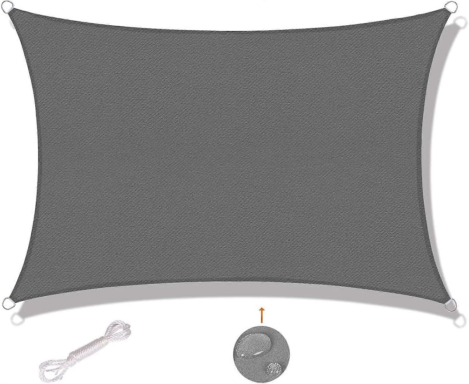 Shade sail, Rectangular shade sail 3x4m-Grey,KoleZy