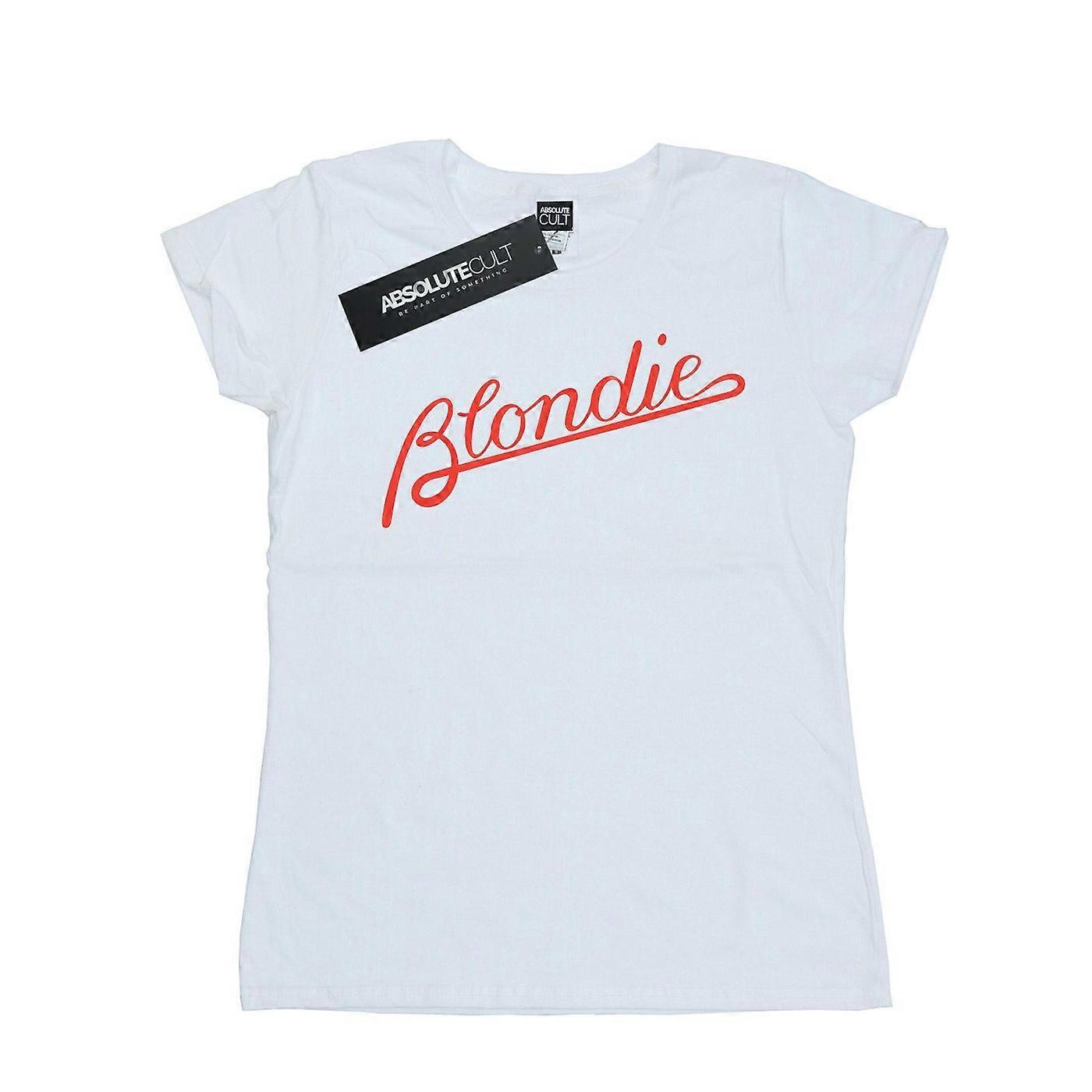 Camiseta de algodón con logo Blondie Women/Ladies Lines