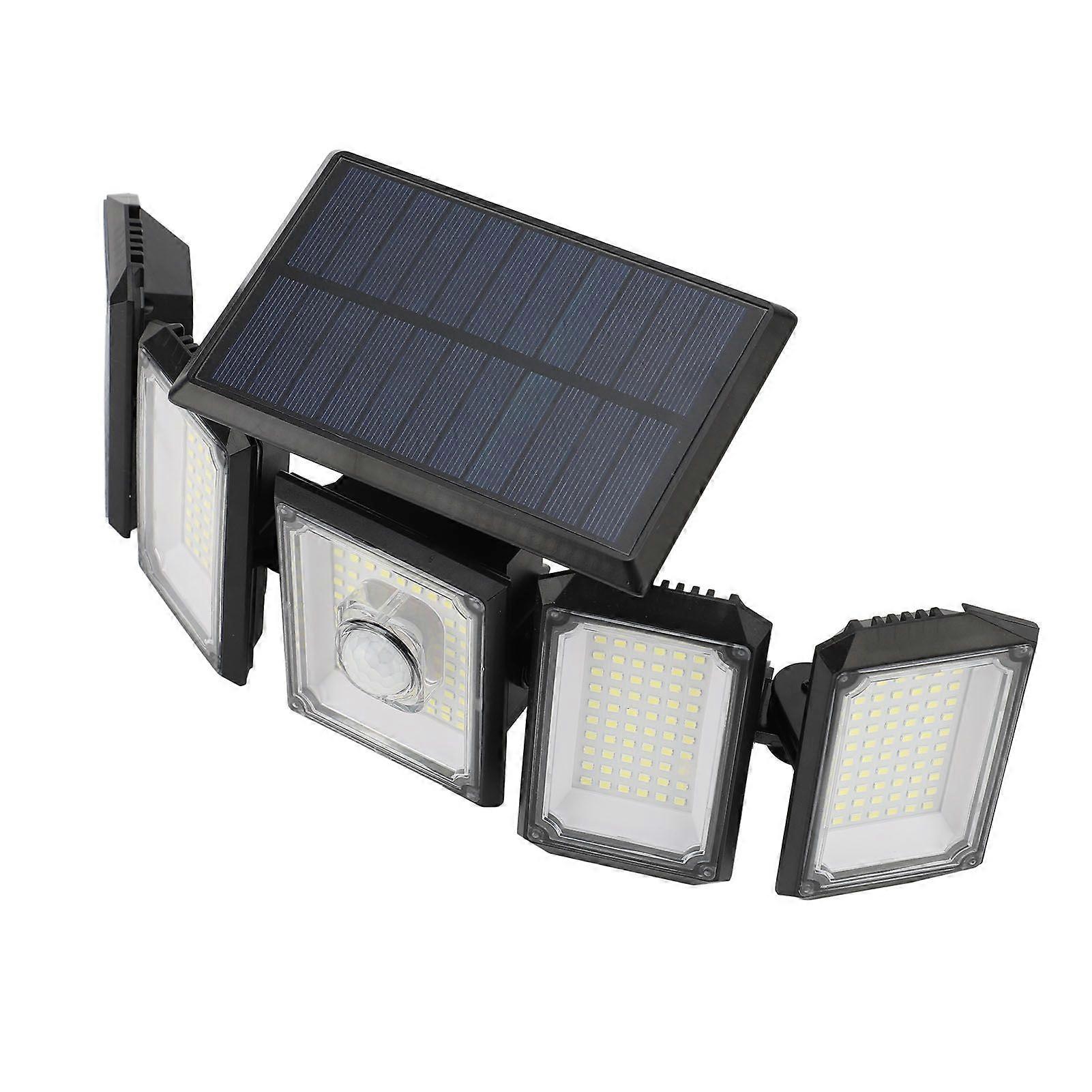 Solar Light Outdoor Motion Sensor 300LED Garage Wall Light with Remote Control IP65 Waterproof 2PCS