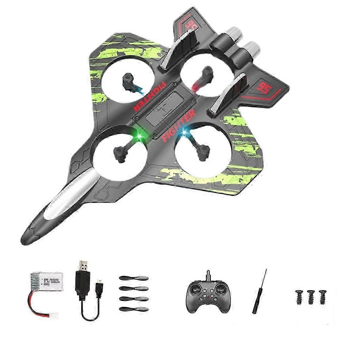 RC Aereo 2.4G Telecomando Aereo Sei EPP Schiuma con LED Interno ed Esterno Semplice Giocattolo Volante Regalo Per Bambini