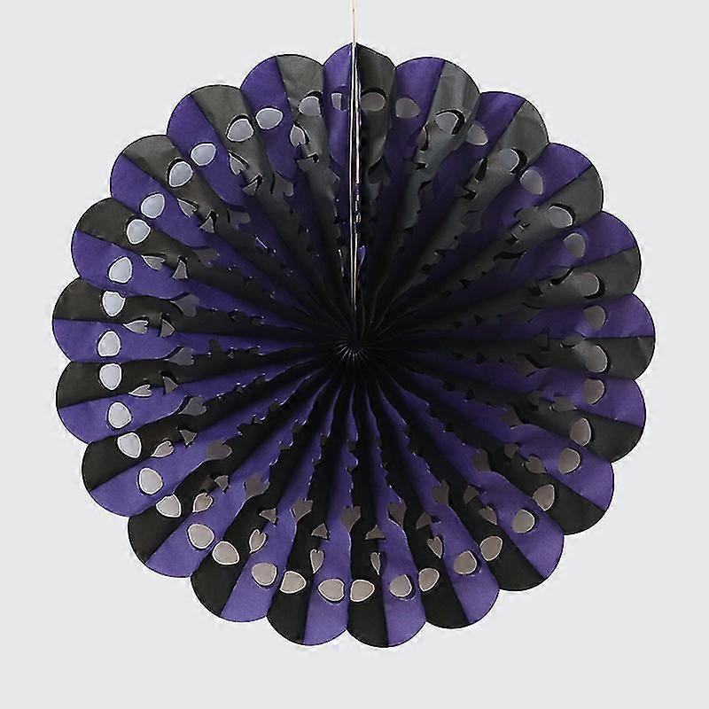 30cm Halloween Paper Flower Umbrella Paper Wreath Haloween Wall Decor Happy 2025 Halloween Party Decor For Home Kids Favor