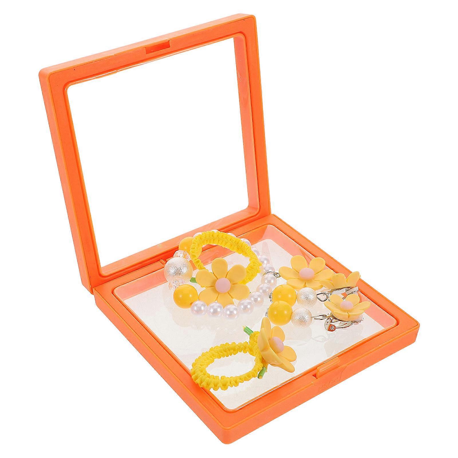 Little Girls Daisy Bracelet Set Kids Jewelry Set with Elastic Fit 4Sets