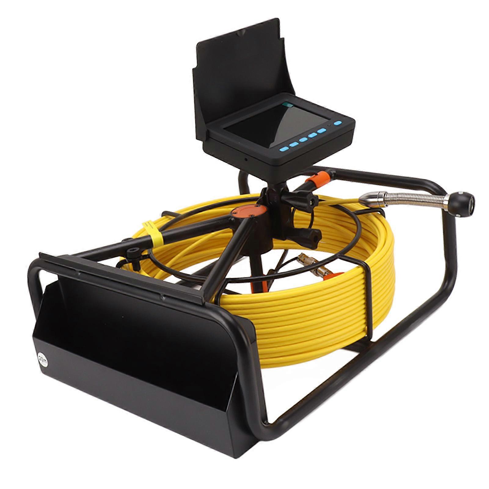 4.3in Waterproof Pipeline Inspection Camera Endoscope with 6 LED Light