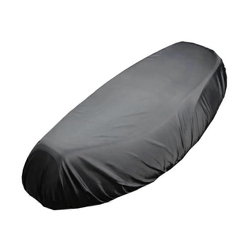 Rear Seat Cushion Motorcycle Rainproof Seat Cover Black Universal Flexible Dustproof Saddle Cover XXL