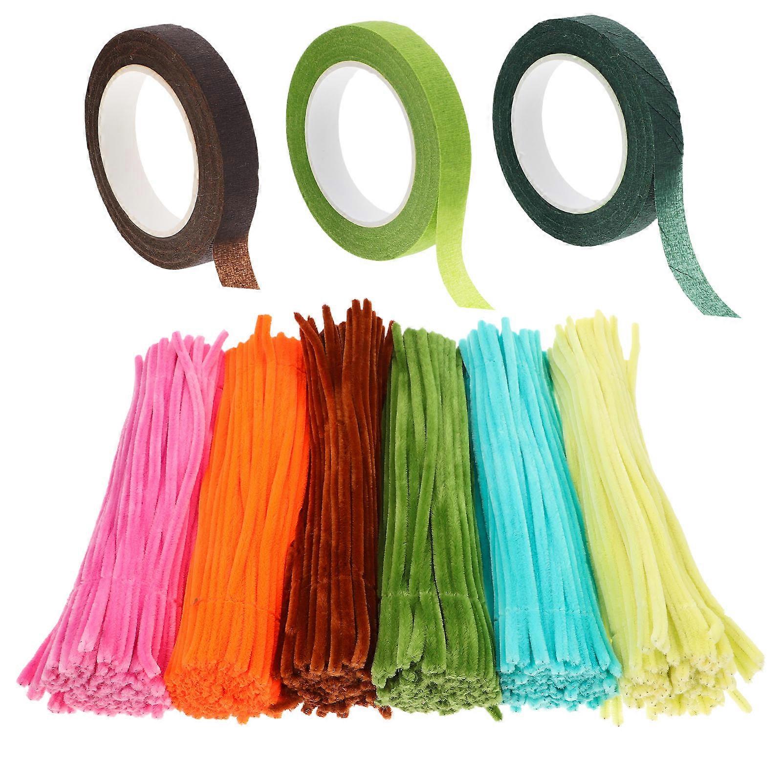 Craft Supplies Handmade Chenille Stems Creative Projects Assorted Color DIY Crafts 600 Twisting Sticks