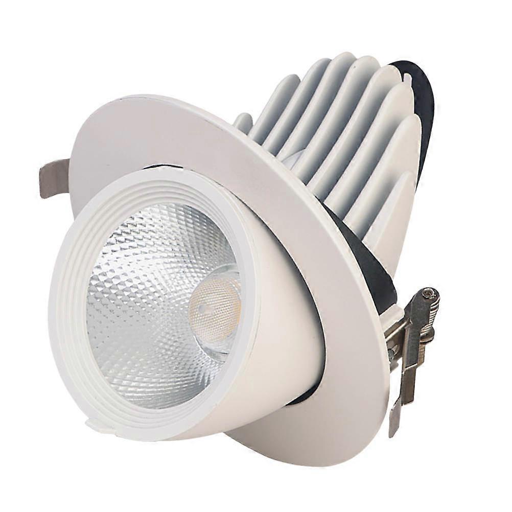Ceiling Spotlight White LED Lamp for 2Pcs 360 Degree Rotation Function