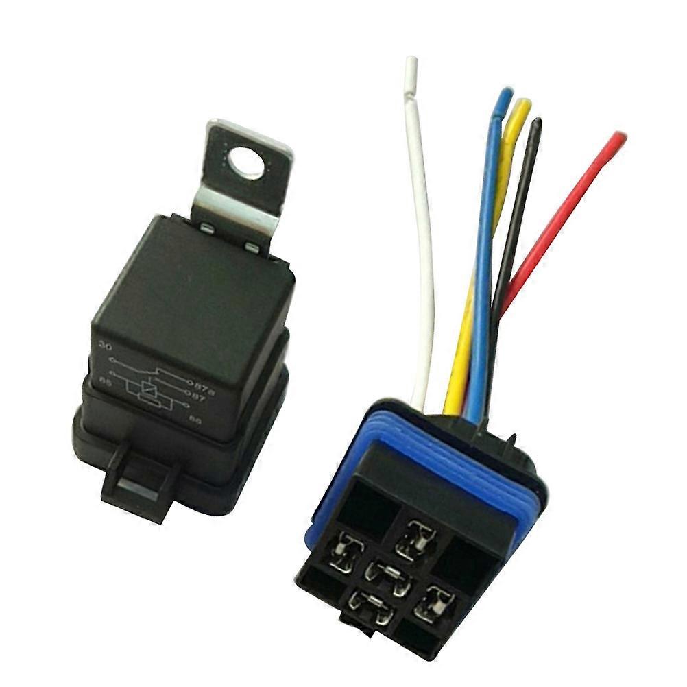 5 Pin Waterproof Relay Socket Base Holder for Automotive Control
