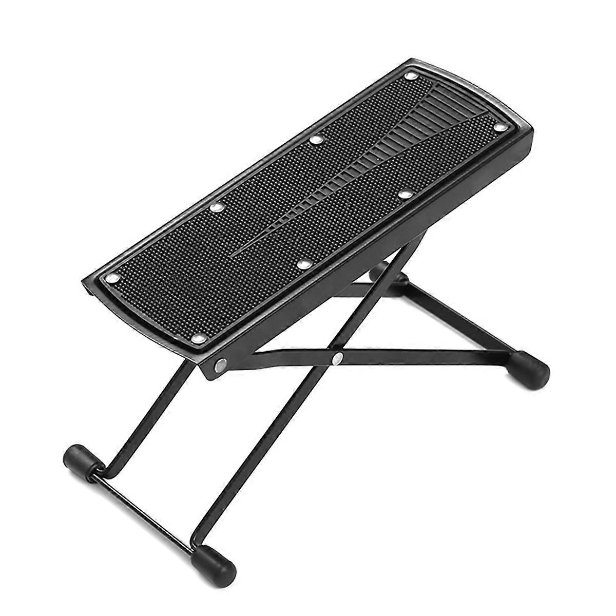 Adjustable Folding 6-Position Height Footboard for Guitar Accessories