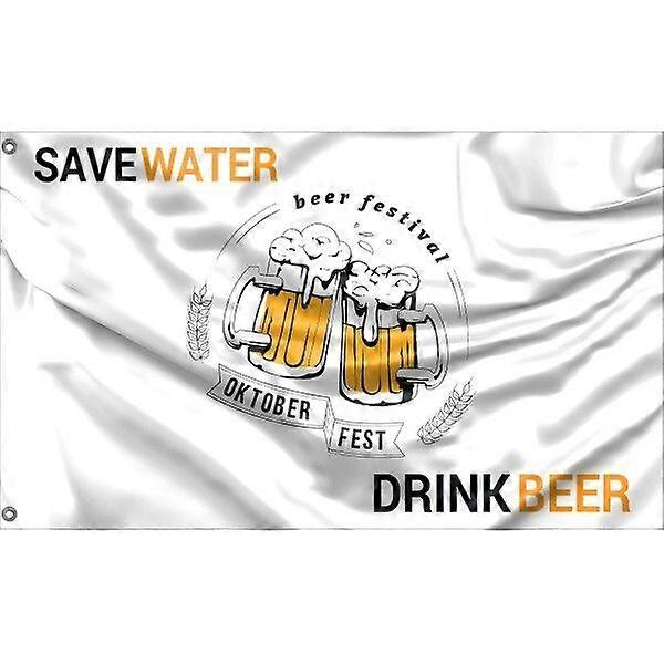 Oktoberfest Save Water Flag, FG1044