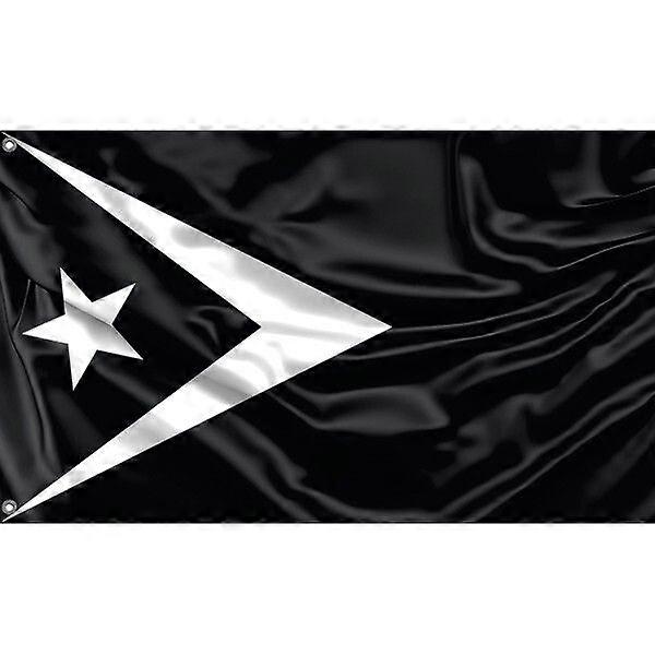 Schwarze Osttimor Flagge FG1982