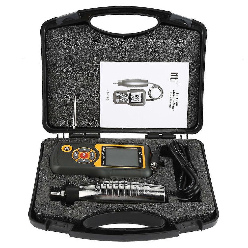 Digital Precision Split Type Vibration Meter Tester Acceleration Sensor Gauge