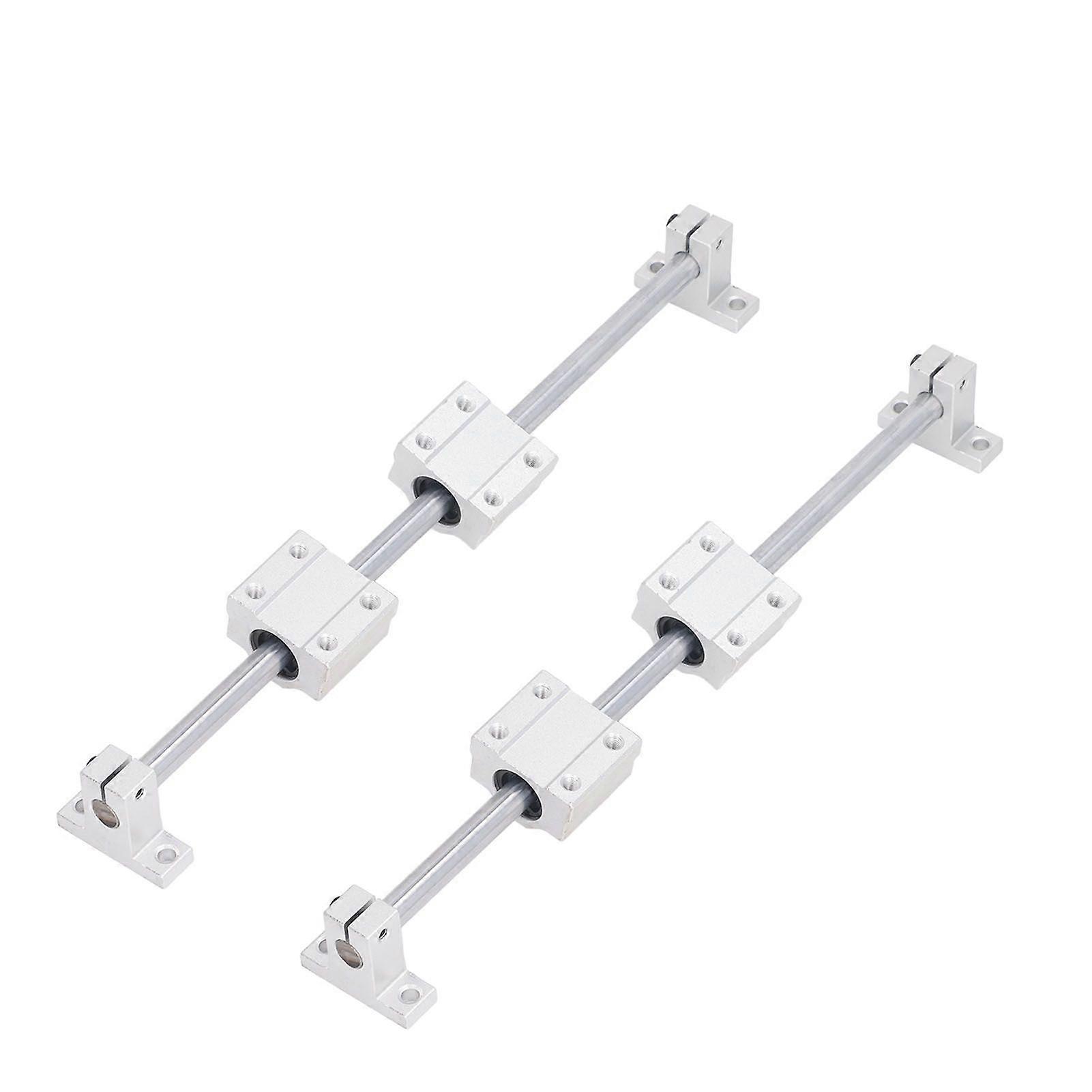 Linear Rail Slide Linear Rail Guide Linear Motion Slide Rail with 4Pcs Slide Block for Machinery 10550