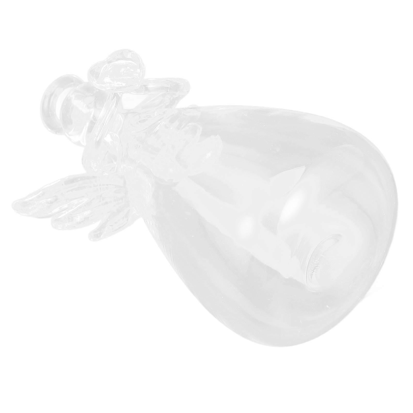 Transparent Flower Vase Glass for Table Decor 2Pcs