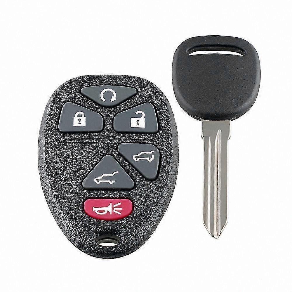 6-Button Remote Key Fob Replacement for 2007-2014 Chevrolet Silverado Suburban 315MHz OUC60270 Car Key Shell with 6b Set