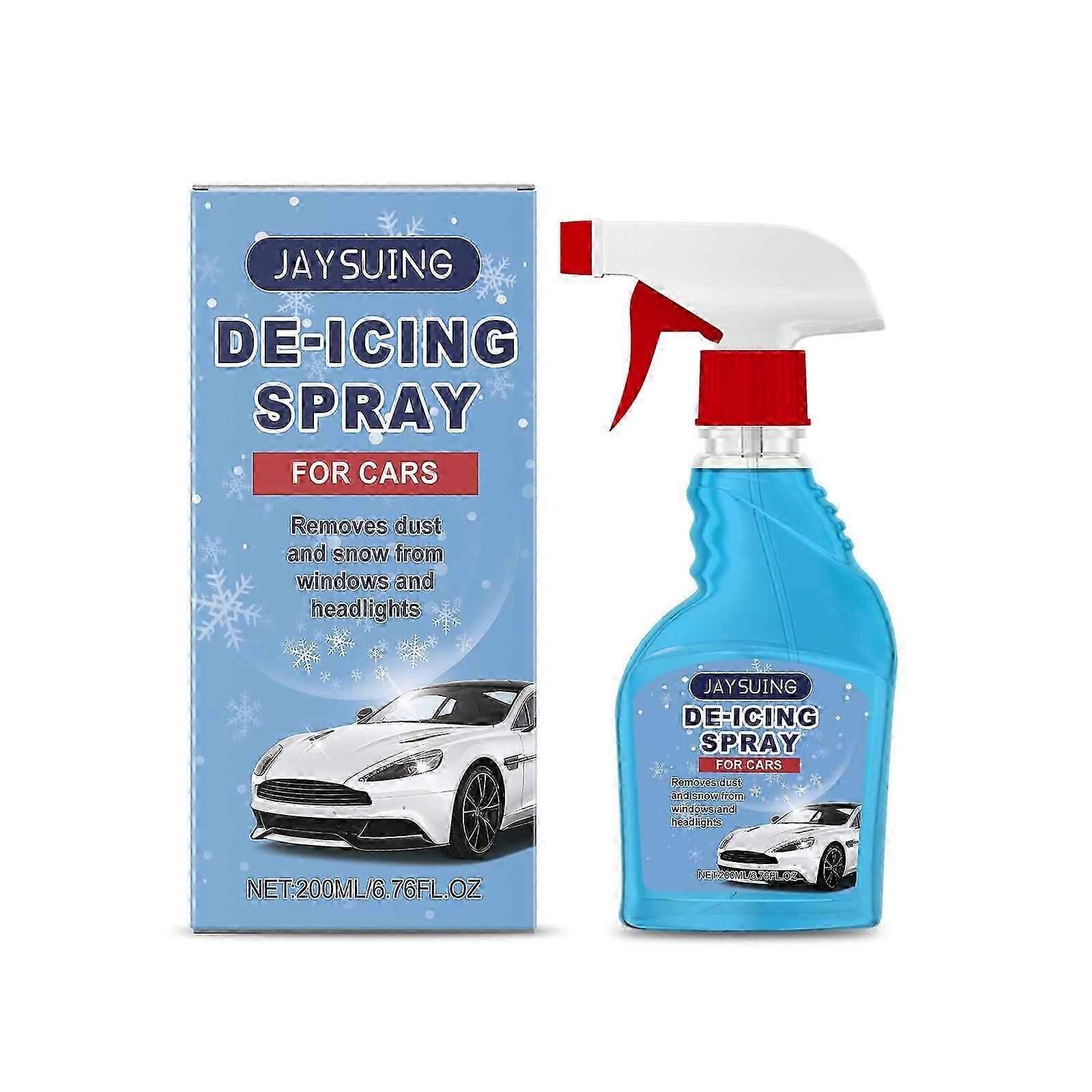 200ml Deicing Spray for Car Windows - Anti-Fog, Quick Ice Melt, Durable Protection