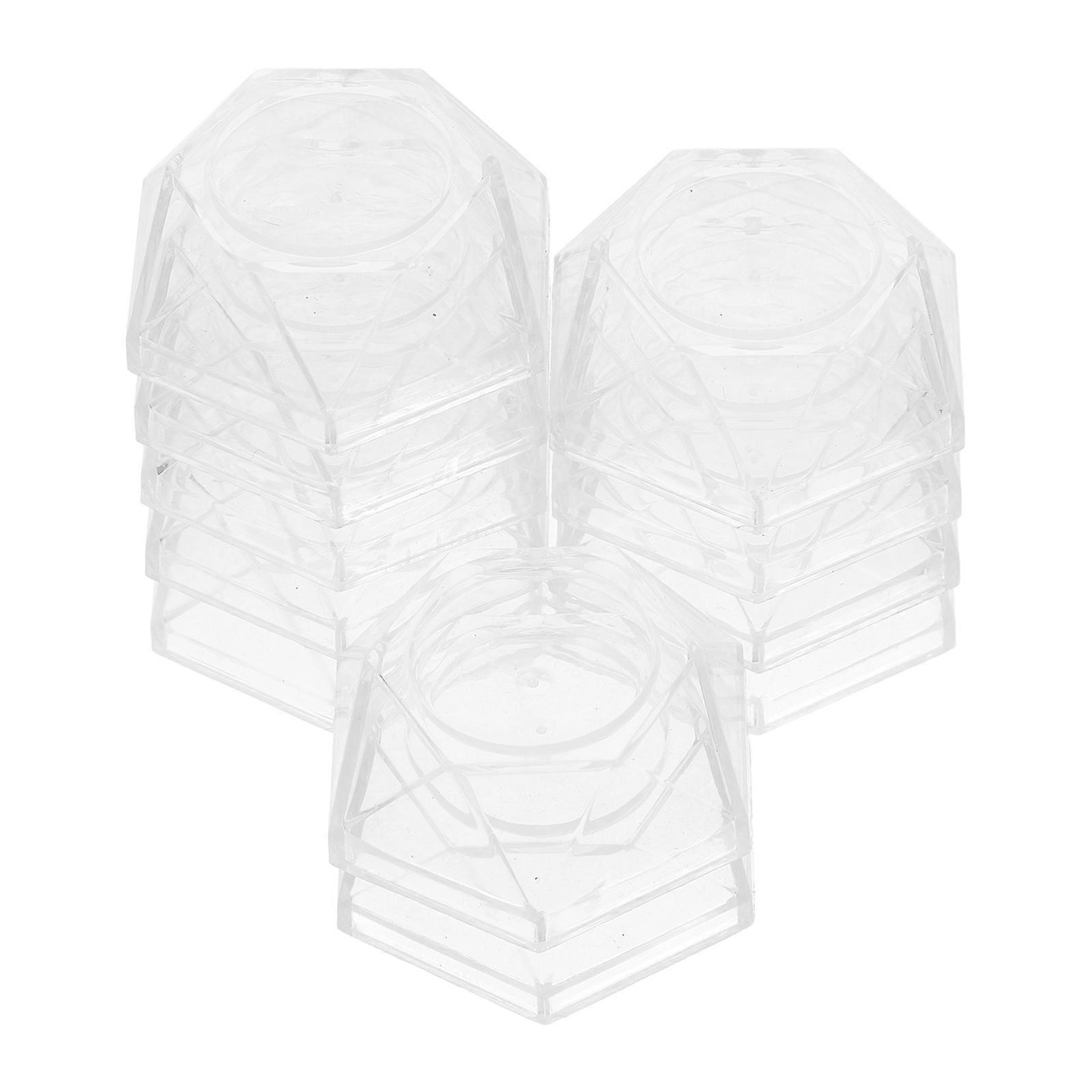 Acrylic Mineral Specimen Display Stand for Storage Transparent 10Pcs