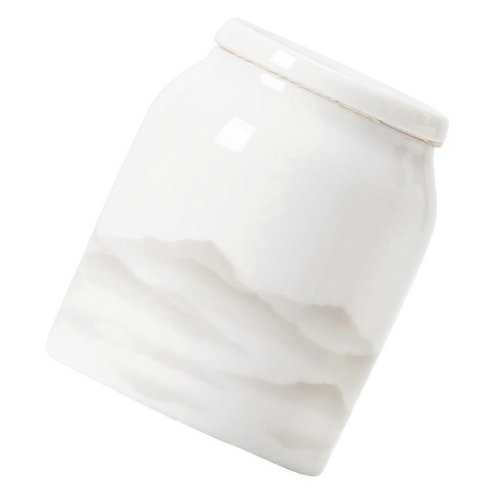 Elegant Tea Jar 5Pcs Porcelain Storage Containers For Tea Moisture-Proof Design Perfect For Travel