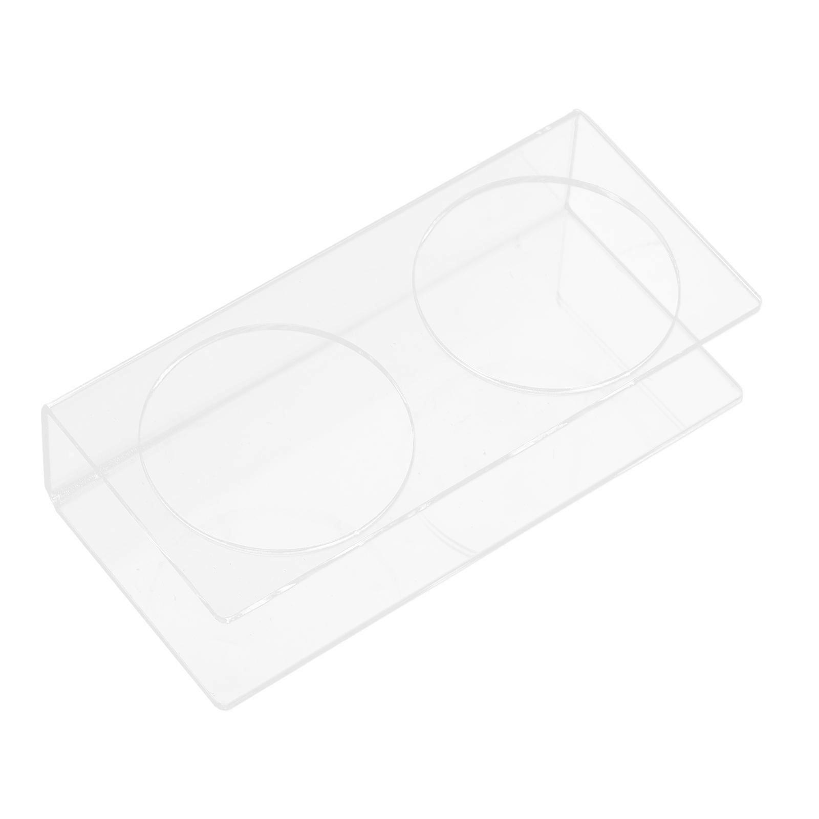 Acrylic Drink Bottle Display Holder For Use Transparent Color 5Pcs Modern Design Storage Solution