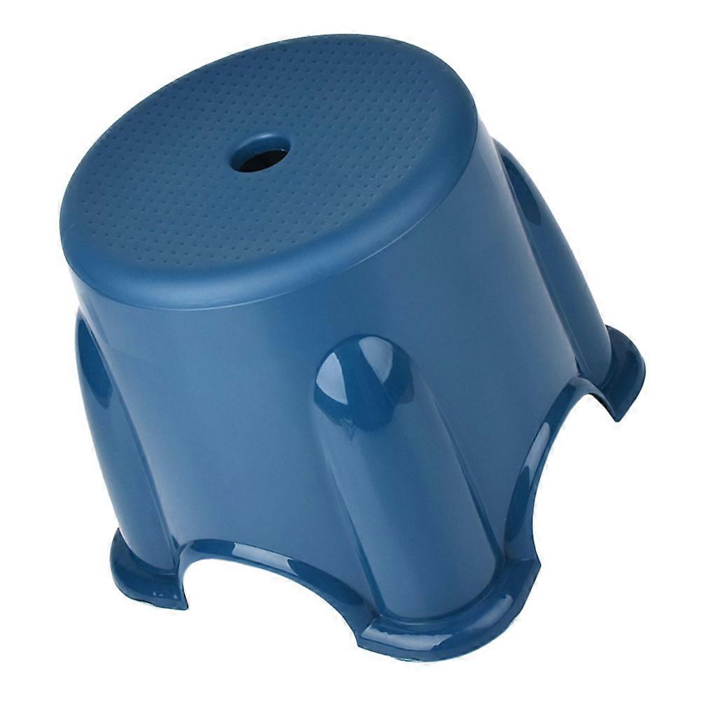 Kids Stool PP Non-Skid Stool for Home Use 1 Piece Blue